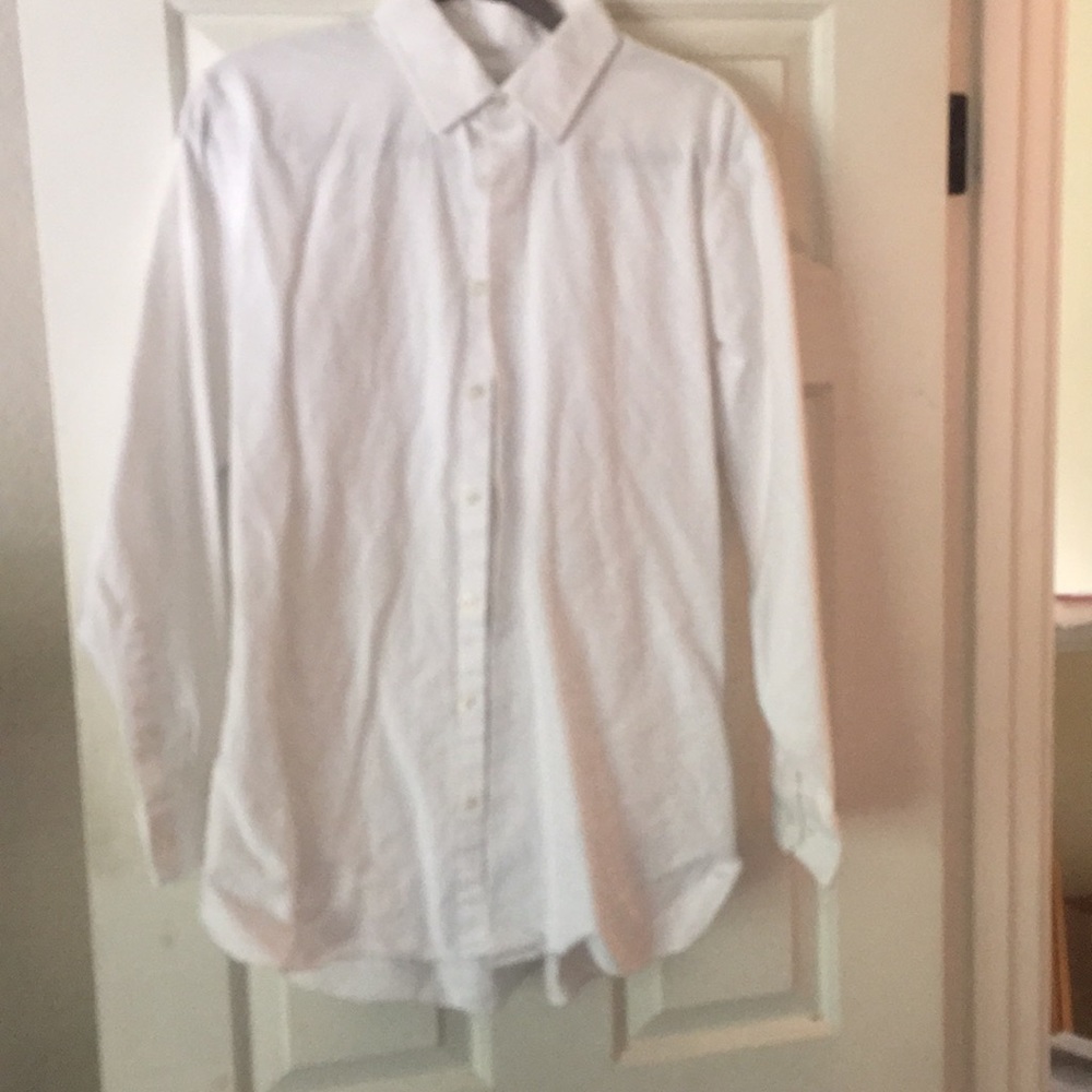 White button down